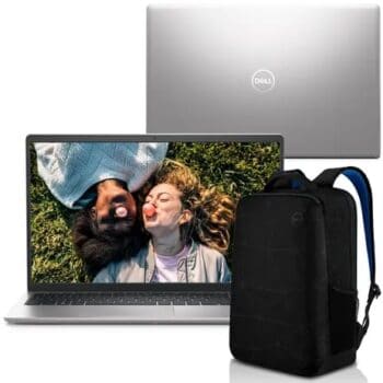 Kit Notebook Dell Inspiron 15 3000 a0500-MM10SB 15.6" FHD AMD Ryzen 5 8GB 256GB SSD Windows 11 Prata + Mochila