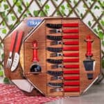 Kit para Pizza com Laminas de Aço Inox e Cabos de Polipropileno 14 Peças Tramontina