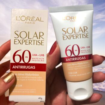 L'Oréal Paris Solar Expertise Antirrugas FPS 60 Com Cor - Protetor Solar Facial