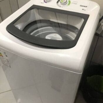 Lavadora de Roupas Consul 9kg 15 Programas de - Lavagem Branca CWB09BB