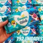 Lencos Umedecidos Pampers Splashers Baby Shark 192 Unidades