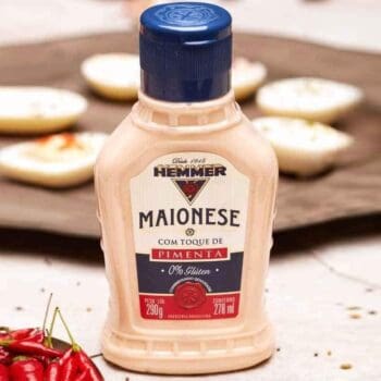 Maionese com Toque de Pimenta Zero Lactose Hemmer Squeeze 290g