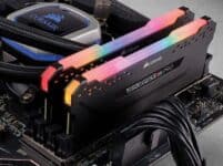 Memória Corsair Vengeance RGB Pro 32GB (2x16GB) 2666MHz DDR4 C16 Black - CMW32GX4M2A2666C16