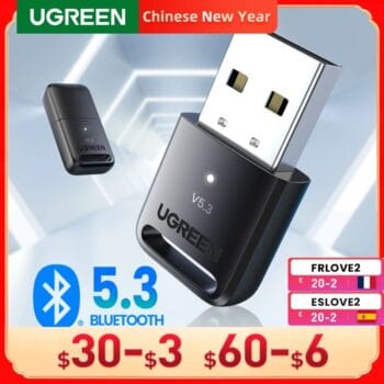 MINI ADAPTADOR UGREEN BLUETOOTH 5.3