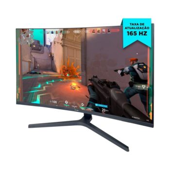 Monitor Gamer Husky 700 27 LED, Curvo Wide, WQHD, 165Hz, 1ms, HDMI e DisplayPort, Adaptive Sync, VESA - HGMT008