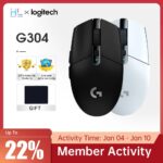 Mouse Gamer Logitech G304 Sem Fio Cupom