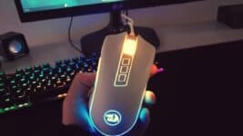 Mouse Gamer Redragon Cobra M711W RGB, 10000 DPI, 7 Botões Programáveis, White