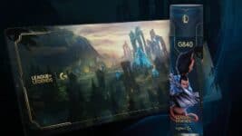 Mousepad League of Legends Logitech G G840, Extra Grande 900x400mm, Base de Borracha, Superfície Otimizada - 943-000543