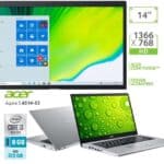 NOTEBOOK ACER 14" HD A514-53-339S/ NX.A4LAL.002/ I3-1005G1/ 8GB/ 512GB SSD/ W10 HOME