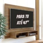 Painel com suporte para Tv até 47" FLASH cor Pinho - Artely