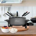 Panela Elétrica Oster Para Fondue ONFD100 1000W 110V Cinza