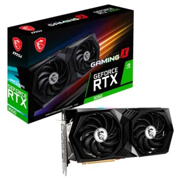 Placa de Vídeo RTX 3050 Gaming X 8G MSI NVIDIA Geforce, 8GB GDDR6, RGB, DLSS, Ray Tracing - Geforce RTX 3050 Gaming X 8G