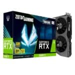 Placa de Vídeo RTX 3060 Ti Twin Edge OC ZOTAC Gaming GeForce, 8 GB GDDR6, LHR, LED Branco, Ray Tracing - ZT-A30610H-10MLHR