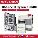 Placa mãe B550m + Ryzen 5 5500