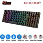 RK100 Teclado Tri Mode Wireless/Bluetooth/Wired RGB