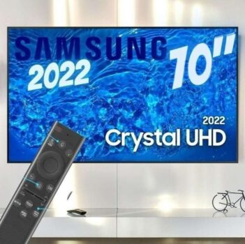 Samsung Smart TV 70 Crystal UHD 4K 70BU8000 2022, Painel Dynamic Crystal Color, Design Slim