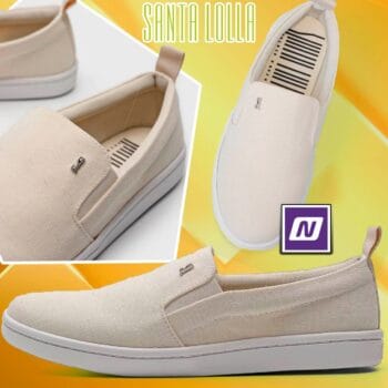 Slip On Santa Lolla Deserto Lona Feminino