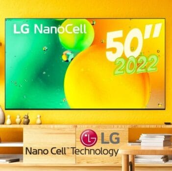 Smart TV LG 50 Polegadas 4K UHD NanoCell, 3 HDMI, 2 USB, Wi-Fi, ThinQAI, Smart Magic, Google, Alexa - 50NANO75SQA