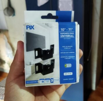 SUPORTE FIXO UNIVERSAL LED/ LCD 10' A 71' - PIX - CAIXA, PIX, PX-01C