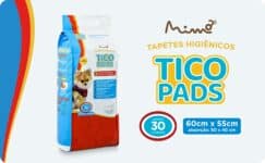 Tapete Higiênico Tico Pads, 30 Unidades