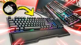 Teclado Mecânico Gamer XPG Summoner, RGB, Switch Cherry MX Speed Silver, US