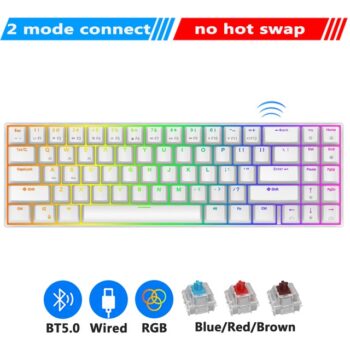 Teclado Mecânico Royal Kludge RK71 Sem Fio
