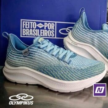 Tênis Olympikus Luna Feminino (branco+verde limao) - (34 ao 39)