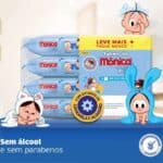 Toalhas Umedecidas Turma da Mônica Baby, Hora da Troca, 176 Unidades Leve Mais Pague Menos, Turma da Mônica Baby, Azul