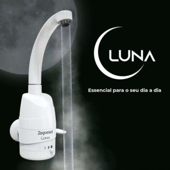 Torneira Luna 4 Temperatura 5500w Branco
