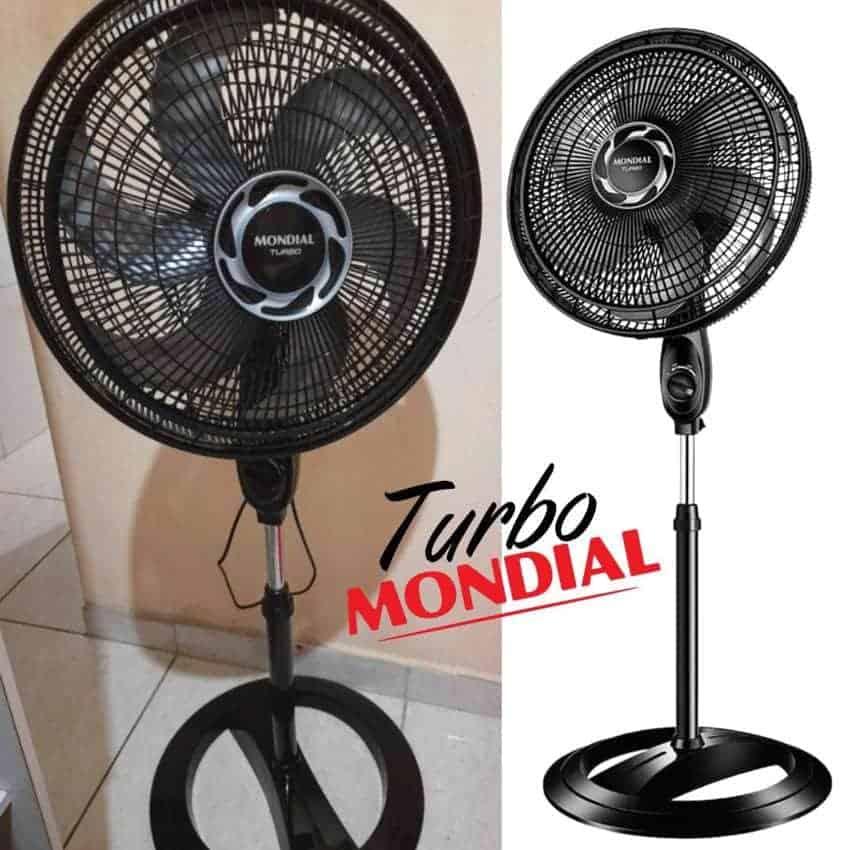 Ventilador De Coluna Mondial Turbo VT-40C - 40cm 3 Velocidades - Promotop