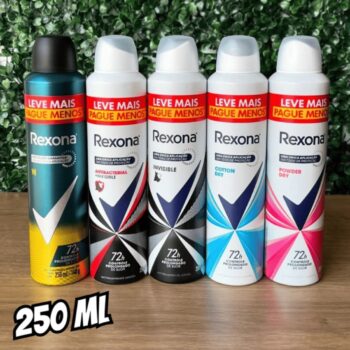 Antitranspirante Aerossol Rexona 250Ml Leve Mais Pague Menos, Rexona (A embalagem pode variar)