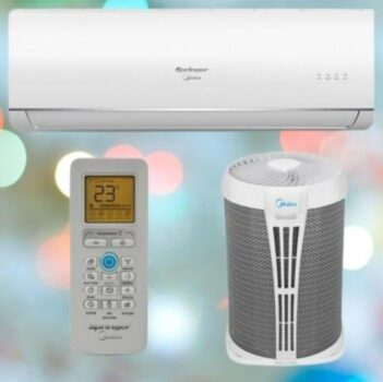 Ar Condicionado Split Hi Wall Springer Midea AirVolution 9000 BTU/h Frio 42TFCA09S5 220 Volts