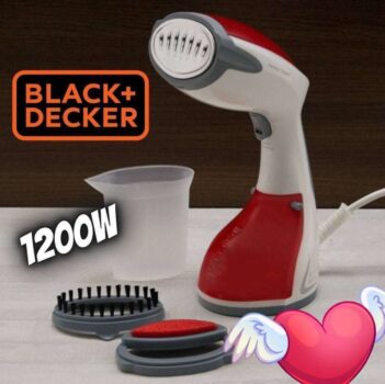 Black+Decker Vaporizador portátil de roupas e higienizador,vapor continuo,1200w, 220v