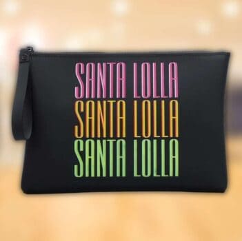 Bolsa Santa Lolla Clutch Estampada Feminina