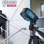 Bosch Nível Laser Gll 2-12 Alcance 12M Com Suporte E Bolsa De Proteção