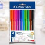 Caneta Esferográfica Triangular, Staedtler, 43235MPB10 TH, 10 Cores