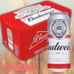 Cerveja Budweiser American Lager Lata 310ml - 15 unidades