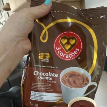 Chocolate Quente, Pacote, 1kg, 3 Corações