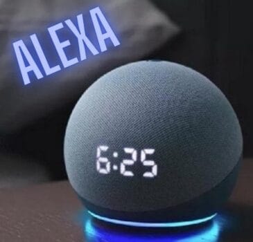 Echo Dot (4ª geração) Smart Speaker Amazon com Relógio e Alexa Branco