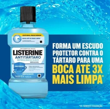 Enxaguatório Bucal Tartar Control Zero, Listerine, 500ml