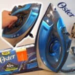 Ferro de passar a Vapor Oster Turbo Steam, Base Cerâmica, 110V, Azul, 1650W, GCSTCS-401