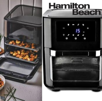 Forno Air Fryer, 12l, Preta, 110v, Hamilton Beach, Modelo: ASWE002-BZ127