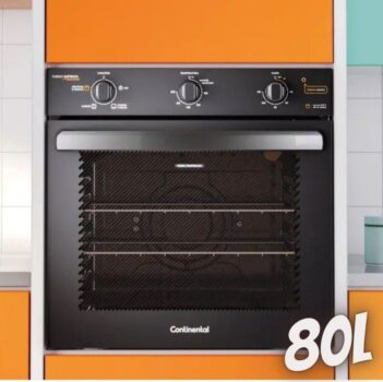 Forno de Embutir Elétrico Continental 80L com TOPLimpaFácil (OC8EM)