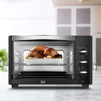 Forno Elétrico 38L 1600W com Função Timer Preto - BEL38D 127V