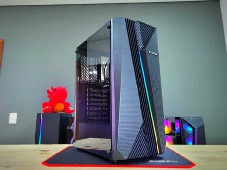 Gabinete Gamer Hayom GB1721, Mid Tower, LED RGB, ATX, Lateral em Vidro Temperado, Preto - GB.17.10.21