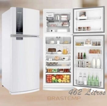 Geladeira Brastemp Frost Free Duplex 462 litros Branca com Turbo Control - BRM56BB