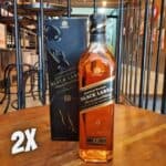 Kit Whisky Johnnie Walker Black Label 750ml com 2 unidades