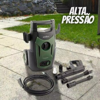 Lavadora de Alta Pressão Britânia BLA2600 com 1500 PSI e 1200W - Verde/Preto