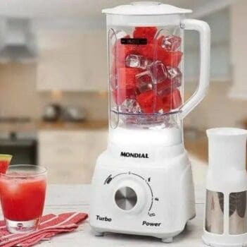 Liquidificador Mondial L99-WG Turbo Power Branco 500W com 3 Velocidades