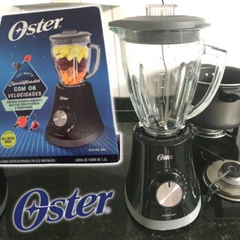 Liquidificador Oster Super Chef, 1,25L, 110V, Preto, 750W, BLSTMG-BR8